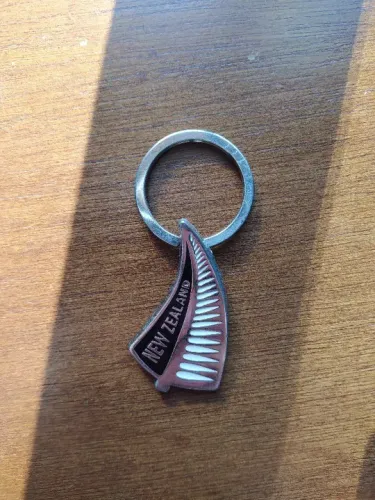 Chaveiro em metal viagem New Zealand - Nova Zelândia - All Blacks