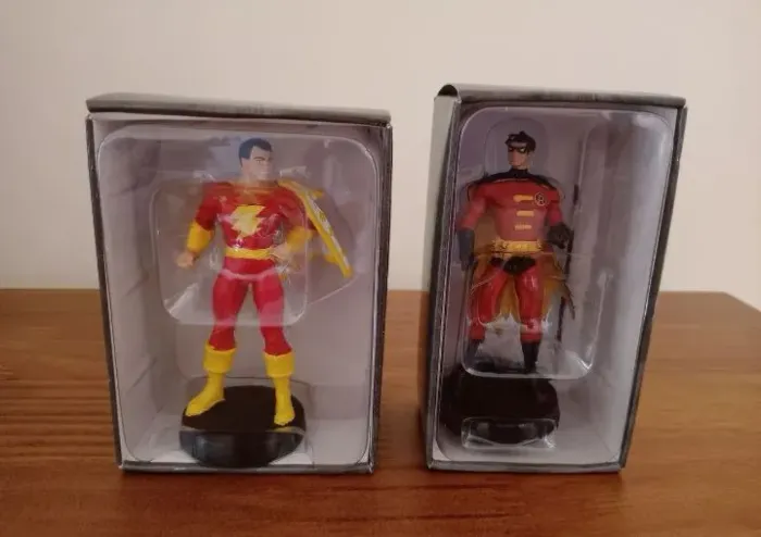 Lote 2x Bonecos Eaglemoss DC Comics Robin Flash