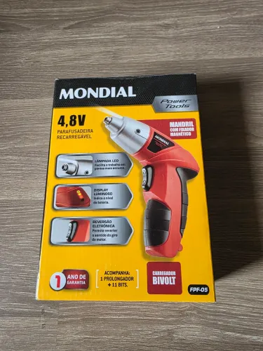 Parafusadeira mondial 4,8v