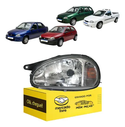 Farol Corsa Classic Wagon Pickup 1994 A 2010 L.e Esquerdo/motorista