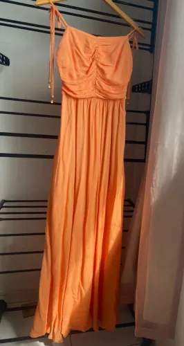Vestido salmão