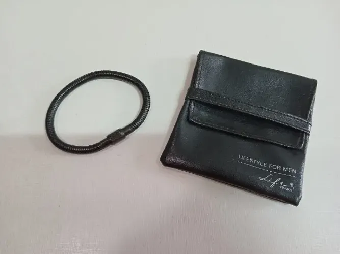 Pulseira Vivara - Aço Preto - 23cm