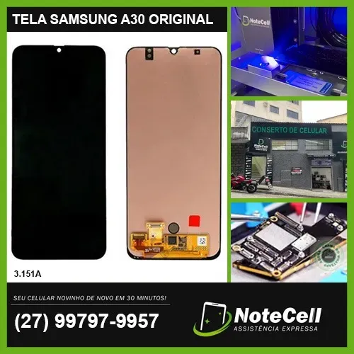 Tela Display Para Samsung A30 Original Amoled 3.151A- Instalação Expressa Em 30 Minutos!
