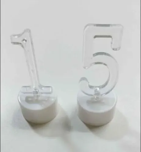 Número de Mesa Decorativo em Acrílico - 15