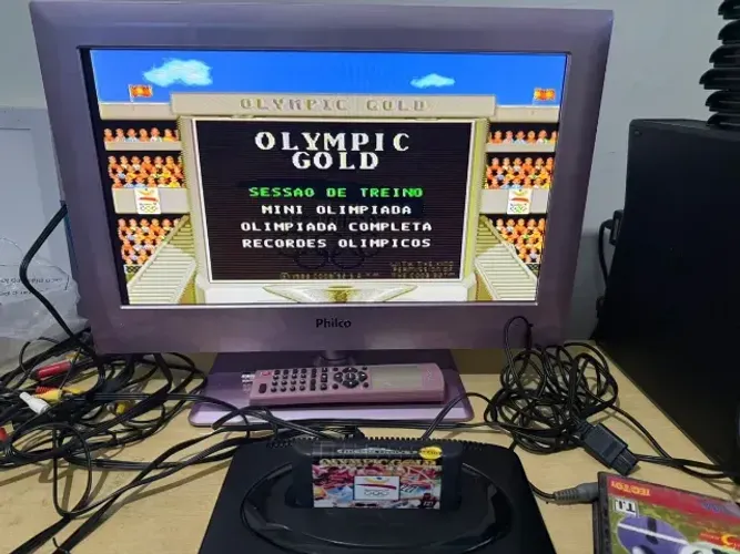 Jogos Olímpicos Cartucho Olympic Gold Mega Drive Sega