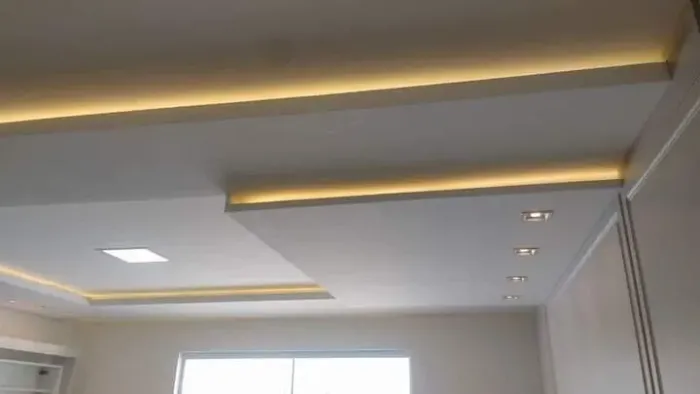 Teto de Gesso com Sanca
