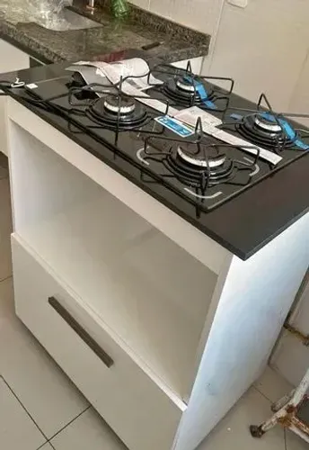 Balcão para Cooktop sem fogão 74cm cm largura 