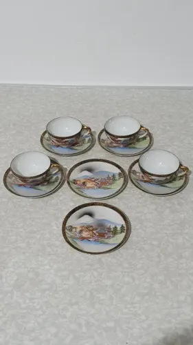 Porcelana Japonês casca de ovo estilo satsuma leia descrição