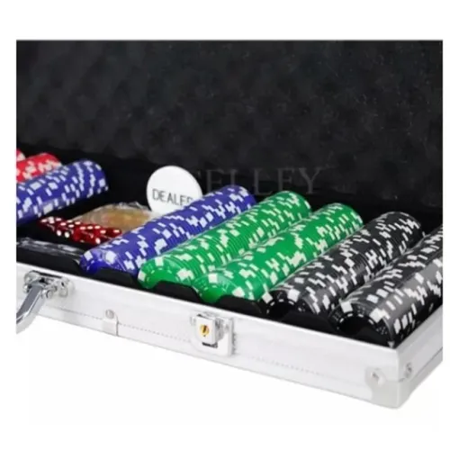 kit poker maleta profissional luatek 500 fichas lk-5031