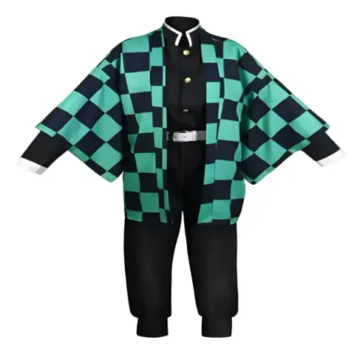 Fantasia Damon Slayer Manto + calça + camisa