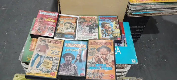 7 vhs do Mazzaropi a venda