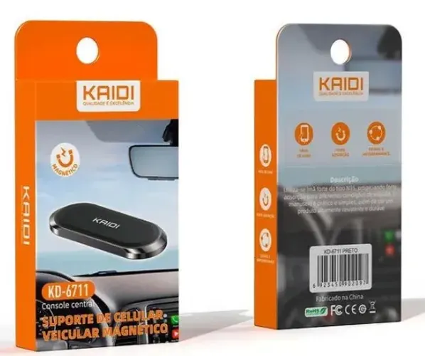 Suporte para celular Veicular Magnético Kaidi KD-6711