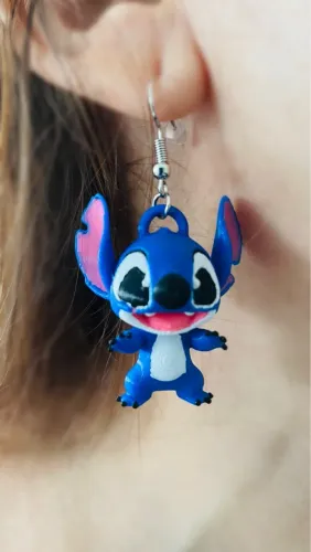 Brinco Stitch - Bijuteria Divertida. E muitos outros 