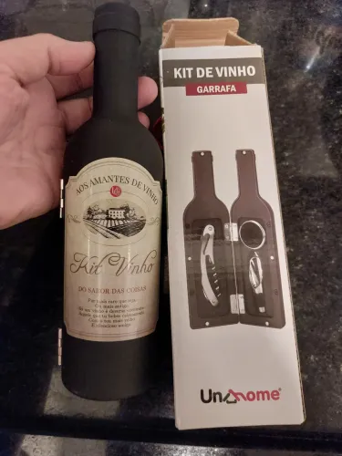 Kit de Vinho com Abridor