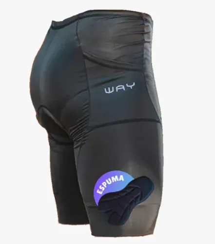 Short com espuma sport ciclismo proteção