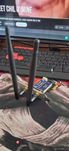 Placa de Rede Wi-Fi e Bluetooth EDUP