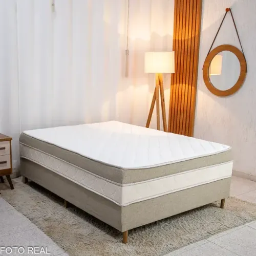 Camaa Box Casal Sonho Bom Premium Ortopédica D33 138x188x62 - Suporta até 250kg