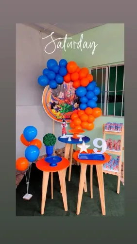 Ornamentação com seu tema 
