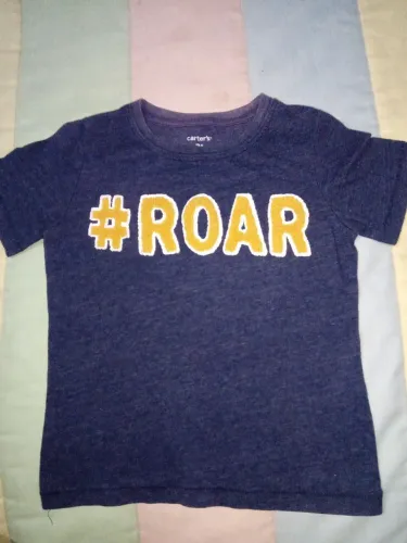 Camiseta Carter's #ROAR - Tamanho 2T