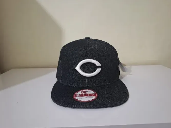 Boné New Era Aba Reta Jeans MLB Cincinnati Reds Original