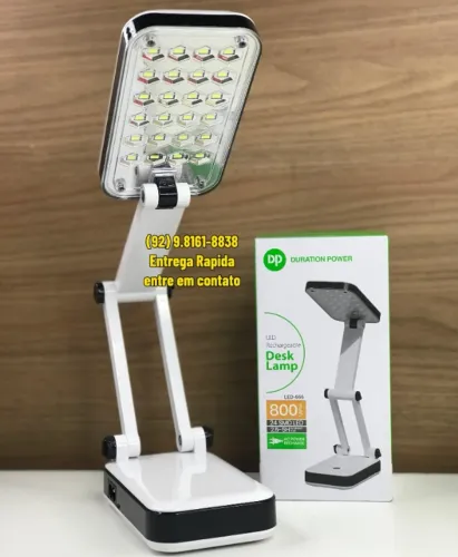 Luminaria Portatil De Mesa A Bateria - Entrega Rápida 