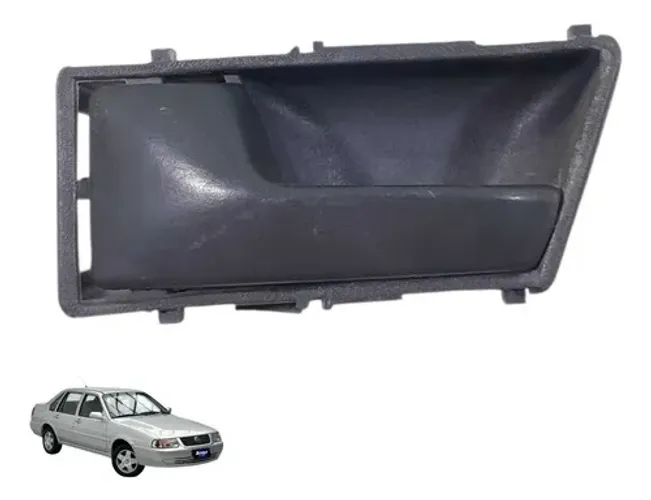 Maçaneta Interna Traseiro Esquerdo Volkswagen Santana 2000 Preto Traseira