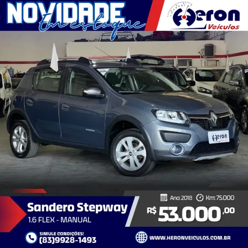 Renault Sandero Stepway Dynamiq. Flex 1.6 16V 5P 2018