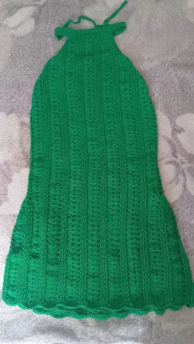 Vestido de crochê