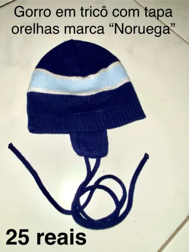 Gorrinho para bebe ou criança pequena