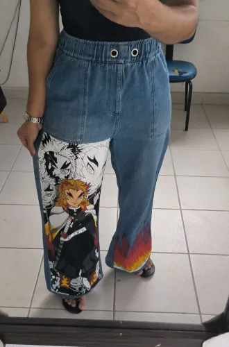 Calça feminina Demon slayer