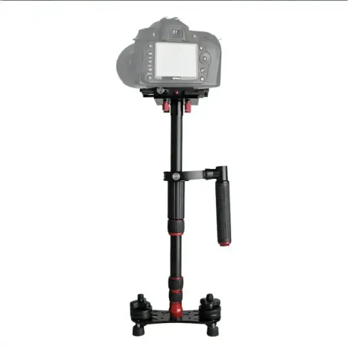 Estabilizador Steadicam Kingjoy VS 1047B + suporte + mic RODE