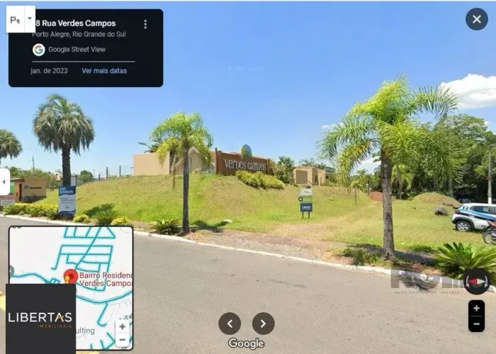 Terreno em condomínio com 385,88m² no Residencial Verdes Campos.