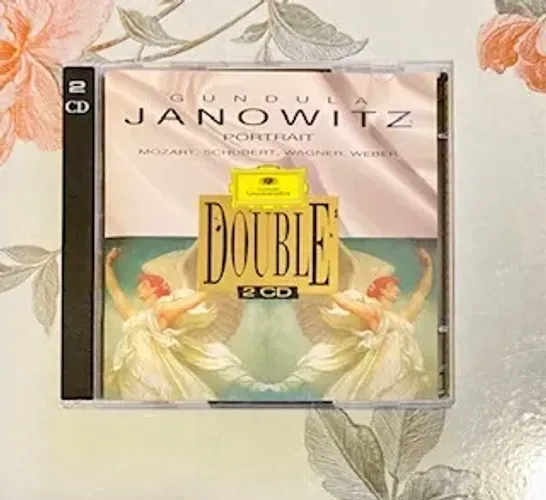 CD Duplo Made in France - Gundula Janowitz: Portrait - Mozart, Wagner, Weber e Schubert