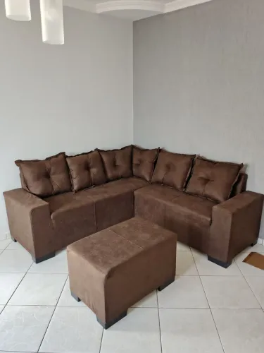 Sofá de de canto simples