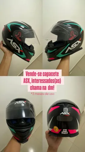 Capacete ASX tamanho 56