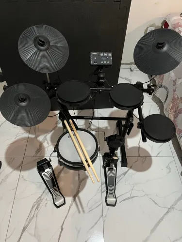 Bateria Eletrônica Aroma Tdx-15s com banco