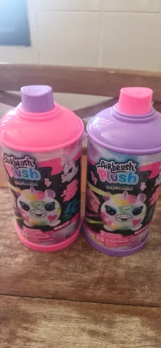 Airbrush Plush Mini Neon Pelucia FUN F0166-1<br><br>