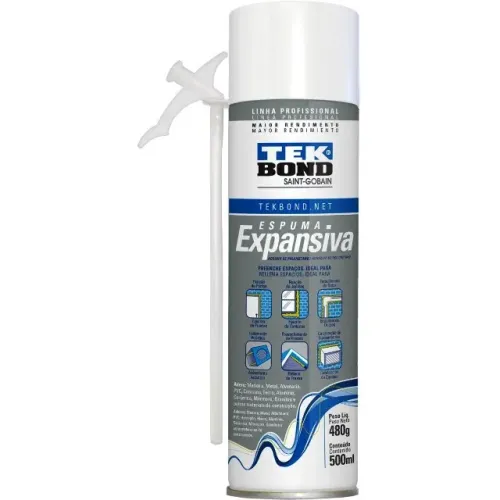 Espuma Expansiva de PU Tekbond  480g/500ml
