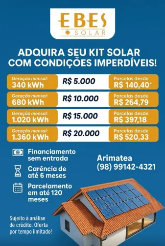 Kit Solar com Condições Imperdíveis!