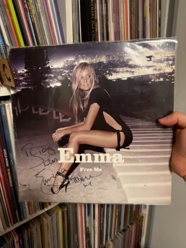 Lp Emma Bunton Free Me 12? Autografado