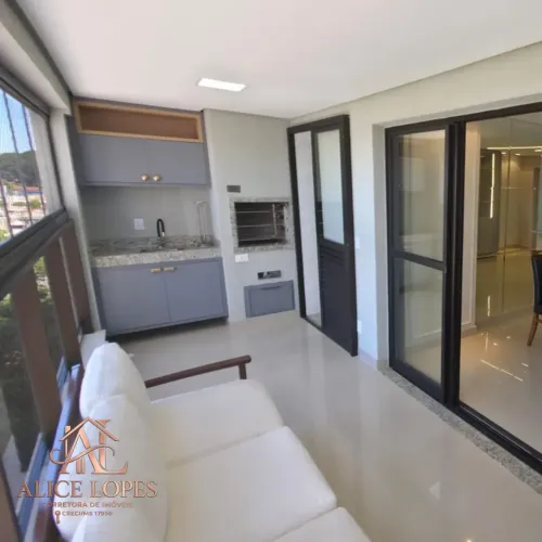 Apto no Green Life com 2 aptos, 1 suíte, mobiliado no 8° andar em Campo Grande - MS