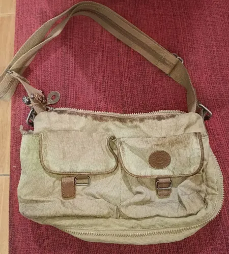 Bolsa Kipling Bege