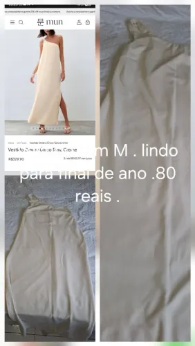 Vestido tam M . Lindo para final de ano .