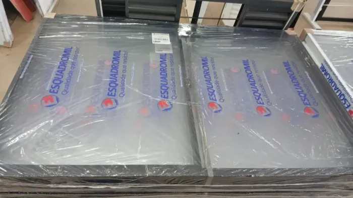 JANELA DE ALUMÍNIO 2 FOLHAS COM VIDRO 1.5X1.0 BRANCA A VISTA R$499,90