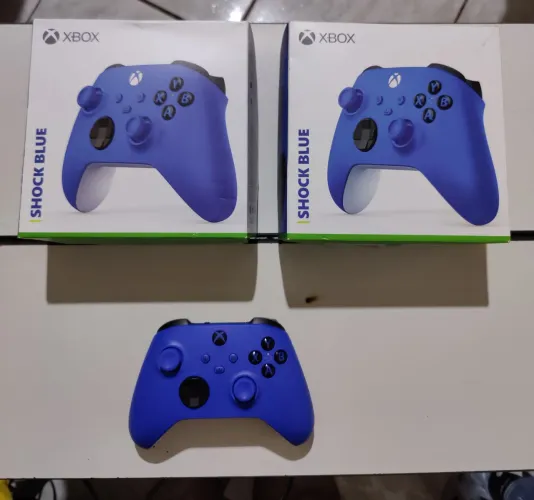 Controle Xbox Azul (novo)