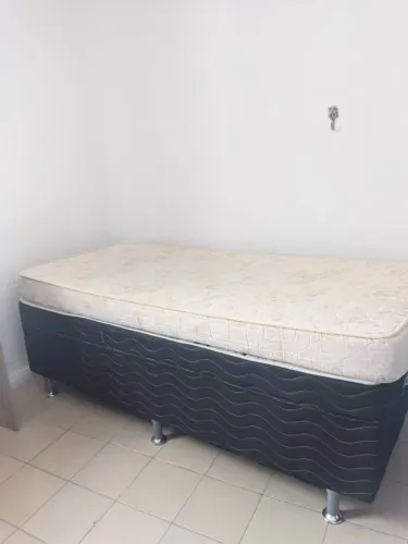 Cama box solteiro Ortobom Conjugado Ortopédico + Colchão Solteiro Soft  Pluma D33 - usados