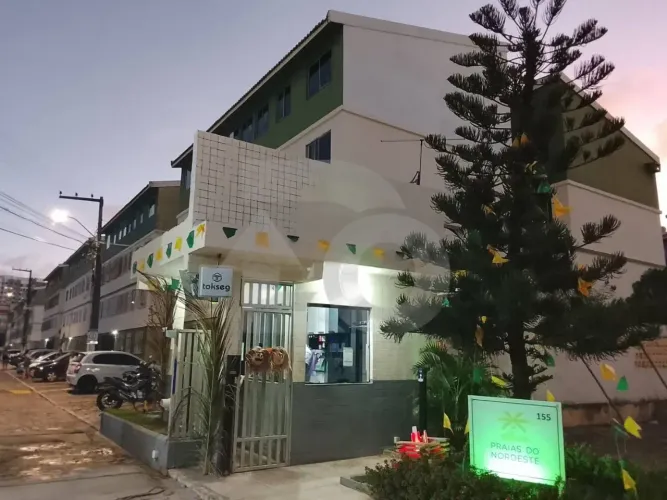 Apartamento no Condomínio Praias do Nordeste com 3 Quartos - 56m²
