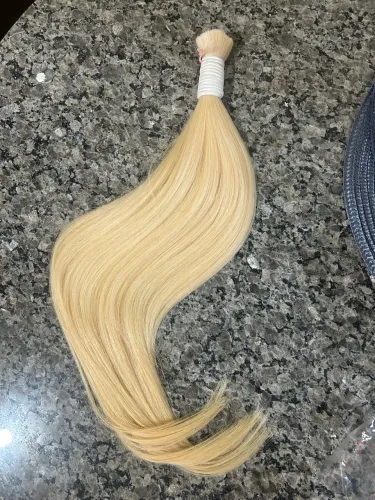 Cabelo humano 100g loiro