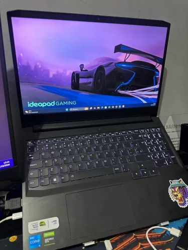 Notebook Gamer Lenovo IdeaPad Gaming 3 i5 11ª + GTX 1650 + SSD 512GB