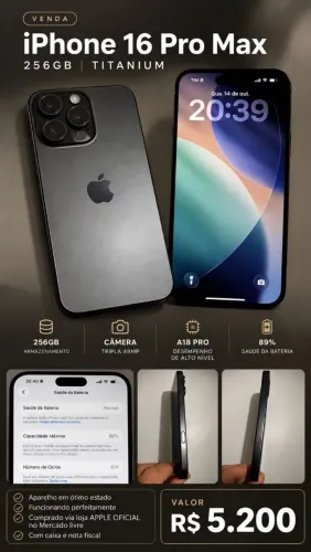 Iphone 16 Pro max 256gb